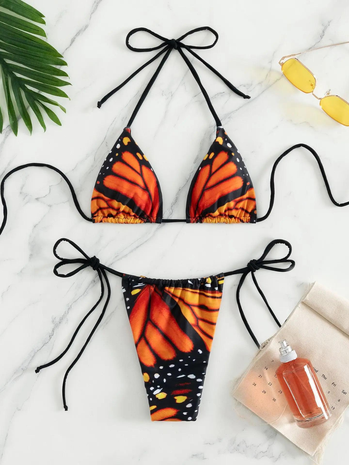 Butterfly Triangle Bikini Set