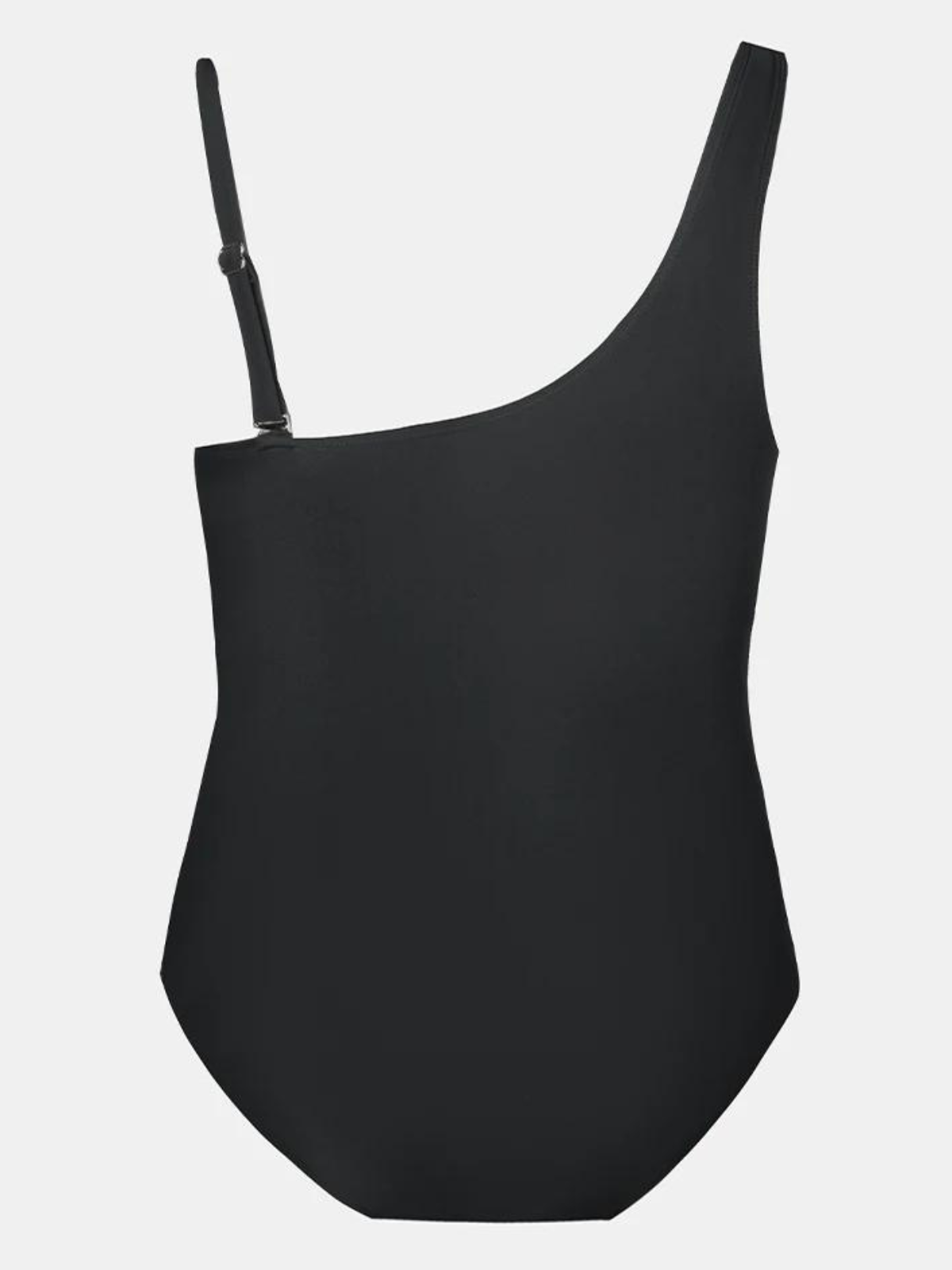 Solid Strapped One Piece Swimsuit