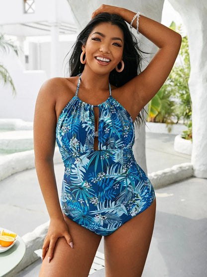 Halter One Piece Swimsuit